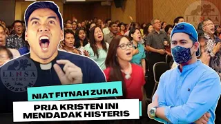 MODYAARRR‼️Niat Fitnah Ust ZUMA, Pria Kristen ini Mendadak Histeris