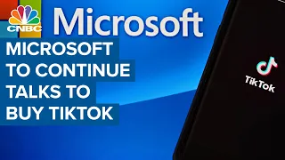 Microsoft to continue talks to buy TikTok after conversation with President Donald Trump