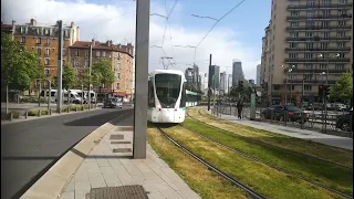 [Cab view] Tramway T2 Pont de Bezons - Porte de Versailles Citadis 302