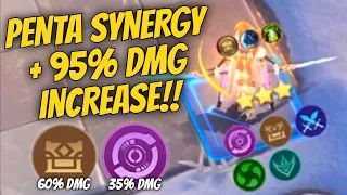 NEW COMBO !! FANNY QUARTERMASTER DAMAGE INCREASED BY 95% !! MAGIC CHESS MOBILE LEGENDS