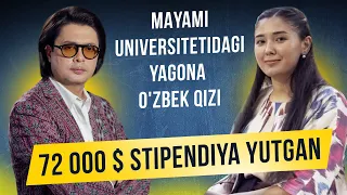 Samarqand Universitetidan Yiqilib, Hozirda Amerikada 100% Stipendiya Bilan O'qiyotgan Talaba Qiz