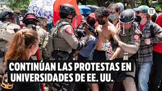 Universidades de EE. UU.: estudiantes desafían autoridades y mantienen protestas | El Espectador