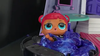 LOL Surprise Doll Halloween Slime Bath Stop Motion Video