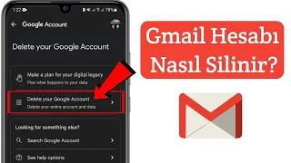 Gmail Hesabı Nasıl Silinir | Google Hesabını kalıcı olarak sil