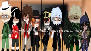 my favourite fandoms react to eachother (dsmp hope y'all like it :D) PT 3