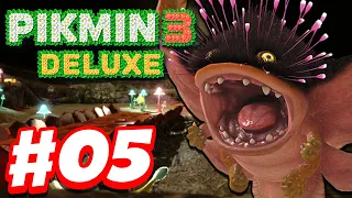 Pikmin 3 Deluxe - Day 5 - Vehemoth Phosbat Boss Fight! (Nintendo Switch Gameplay Walkthrough)