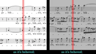 BWV 226 - Der Geist hilft unser Schwachheit auf (Scrolling)
