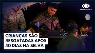 Veja o resgate das crianças achadas na Amazônia após 40 dias