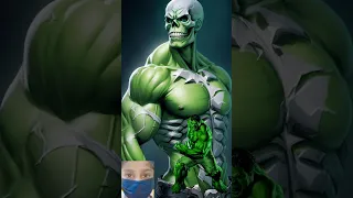 skeleton avengers and dc  part-4 #avengers #marvel #dc #viral #spiderman #hulk #shorts