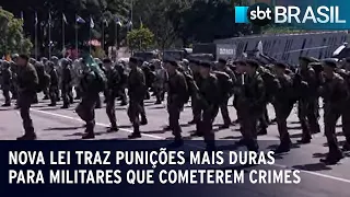 Governo sanciona novo código penal militar: lei endurece punição | SBT Brasil (21/09/23)