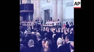 SYND 12/01/71 KING GUSTAV VI OPENS NEW PARLIAMENT