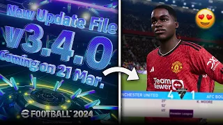 АПДЕЙТ 3.4.0 — УЖЕ в ЭТОТ ЧЕТВЕРГ! / eFootball 2024