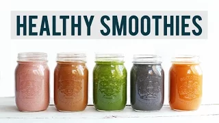 5 Breakfast Smoothie Recipes | EASY + HEALTHY