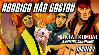 REAÇÃO Mortal Kombat A Batalha dos Reinos 🎬  Irmãos Piologo Filmes