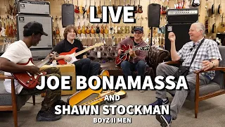 LIVE with Joe Bonamassa & Shawn Stockman from Boyz II Men at Norman's Rare Guitars