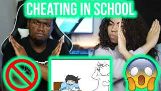 TheAMaazing Cheating in School (Ft. @TheOdd1sOut) - Reaction !!