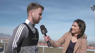 Samantha Yarock, Albert Rusnak Following First Training Session