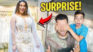 REVEALING Andrea's WEDDING DRESS! (BreathTaking) | The Royalty Family