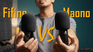 Maono AU-A04TR vs Fifine T669 | Best mic for youtube | Watch this Before You Buy | Hindi