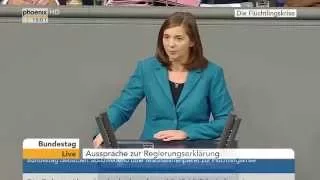 Bundestag: Katrin Göring-Eckardt zur europäischen Asylpolitik am 15.10.2015