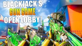 BLACKJACK'S GUN GAME OPEN LOBBY! (New BO3 Game Mode Gameplay & Funny Moments) - MatMicMar