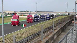 4k Sfilata Misano 2022 All Trucks (Scania - Iveco - Man - Daf - Volvo) Ultra High Definition!