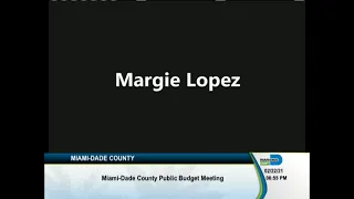 Miami-Dade County Public Budget Meeting — 2/22/21