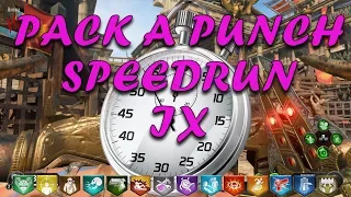 BO4 ZOMBIES - PACK A PUNCH SPEEDRUN ON IX IN 5 MINUTES!