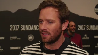 Armie Hammer discusses Call Me By Your Name & Cars 3 at Sundance