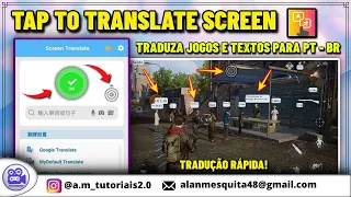 COMO TRADUZIR JOGOS AUTOMATICAMENTE PARA PT - BR | TAP TO TRANSLATE SCREEN