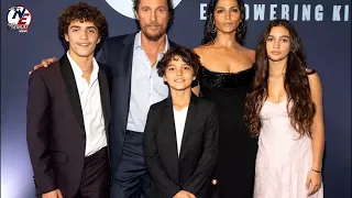 Matthew McConaughey and Wife Camila Alves Make Rare Red Carpet Appearance with Their 3 Kids