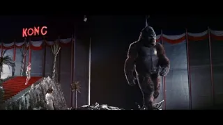 King Kong (1976) - Kong destroy train scene hd || It's clips nice ||