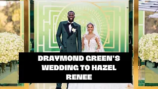 Draymond Green Wedding to  Hazel Renee #shorts #celebrity