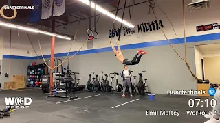 2022 CrossFit Quarterfinals Workout 2 - Emil Maftey