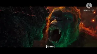 Godzilla vs Kong roar roles reversed