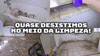 DEPOIS DE 6 HORAS INTENSAS E COM AJUDA CONSEGUIMOS TERMINAR A LIMPEZA DA CASA 🥵