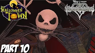 Kingdom Hearts Re: Chain of Memories Gameplay Walkthrough Part 10 - Halloween Town - PS3