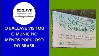 SERRA DA SAUDADE (MG) - o Exclave visitou o município menos populoso do Brasil!