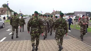 Chant des commandos lors de la cérémonie de tradition de l'école des fusiliers marins