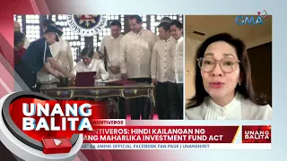 Sen. Risa Hontiveros: Hindi kailangan ng Pilipinas ang Maharlika Investment Fund Act | UB