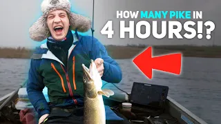 How Many Pike In 4 Hours? Unusual Winter Tactics For Cold Water Pike!