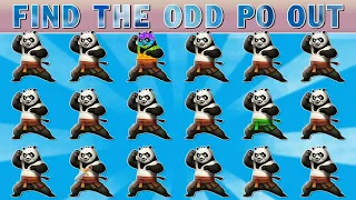 HOW GOOD ARE YOUR EYES #784 | Find The Odd PO Out | KUNGFU PANDA 4 Edition 👊💥🐼