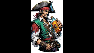 Песня "Пират и бутылка рома"!/The song "A pirate and a bottle of rum"!