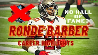 THROWBACK: *47 CAREER PICKS AND NOT IN THE HALL OF FAME🤨* Ronde Barber Career Highlights