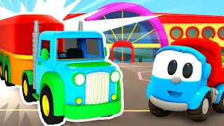 Full episodes of Car cartoons & Leo the Truck. Games for kids & toy street vehicles for kids.