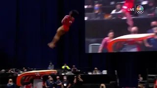 Jordan Chiles Vault 2021 Olympic Trials Day 2