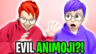 JUSTIN'S EVIL TWIN HACKS HIS ANIMOJI IN ROBLOX!? (SCAMMER EXPOSED!)