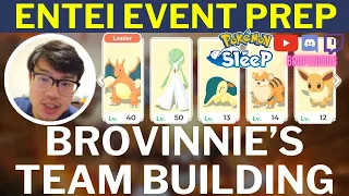 Brovinnie's Entei Event Team Building Preparation Explained #pokemonsleep