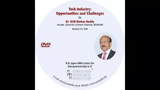 Tech Industry: Opportunities and Challenges by Dr. BVR Mohan Reddy