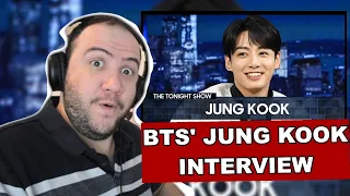 BTS' Jung Kook Interview & Teaches Jimmy His Standing Next to You Dance TEACHER PAUL REACTS